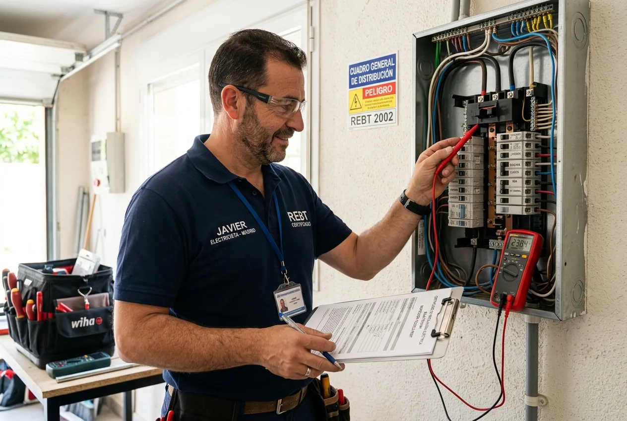 Boletín eléctrico CIE preparado para tramitar en Burgos
